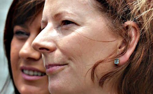 Leading lady: New Prime Minister Julia Gillard with Richmond MP Justine Elliot. Leading lady: New Prime Minister Julia Gillard with Richmond MP Justine Elliot.